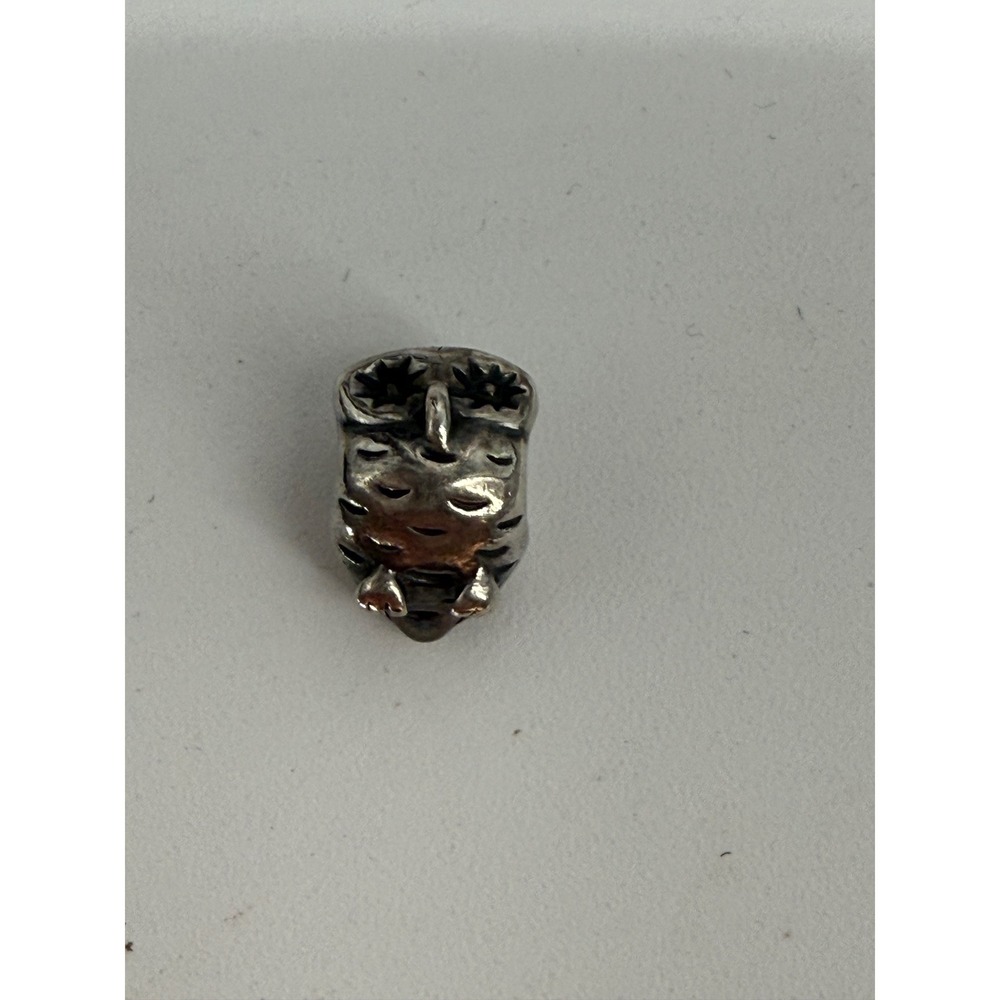 Retired Pandora Sterling Silver Owl Charm Model 790278